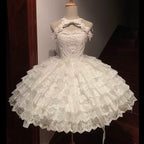 Hime Lolita Light Flower Fairy Beautiful Girl Student Day Bar Mitzvah Princess Dress