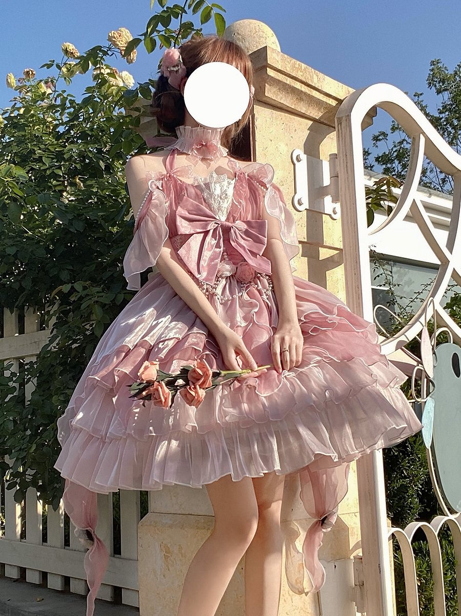Little Flower Fairy Lolita Flower Marriage Lolita Dress Bar Mitzvah Birthday Dress JSK