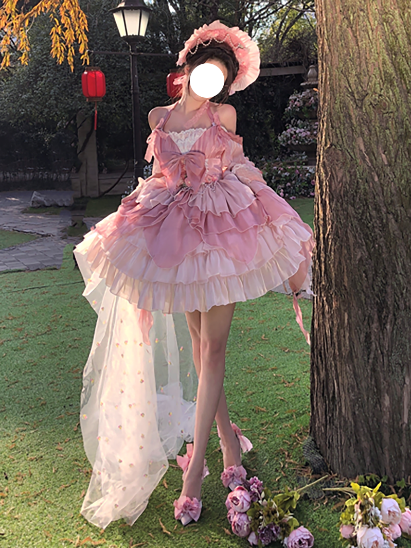 Little Flower Fairy Lolita Flower Marriage Lolita Dress Bar Mitzvah Birthday Dress JSK