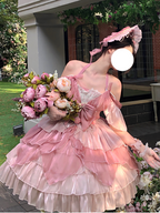 Little Flower Fairy Lolita Flower Marriage Lolita Dress Bar Mitzvah Birthday Dress JSK
