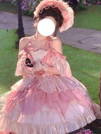 Little Flower Fairy Lolita Flower Marriage Lolita Dress Bar Mitzvah Birthday Dress JSK