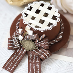 Lolita Accessories Brown Brown Hat Lolita Hairpin Hand-woven Headwear and Accessories