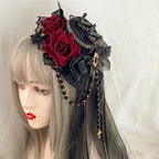 Lolita Accessories Headwear Gothic Ornate Ornamented Hat Hairclip Hair Accessories