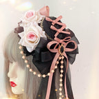 Lolita Accessories Headwear Gothic Ornate Ornamented Hat Hairclip Hair Accessories