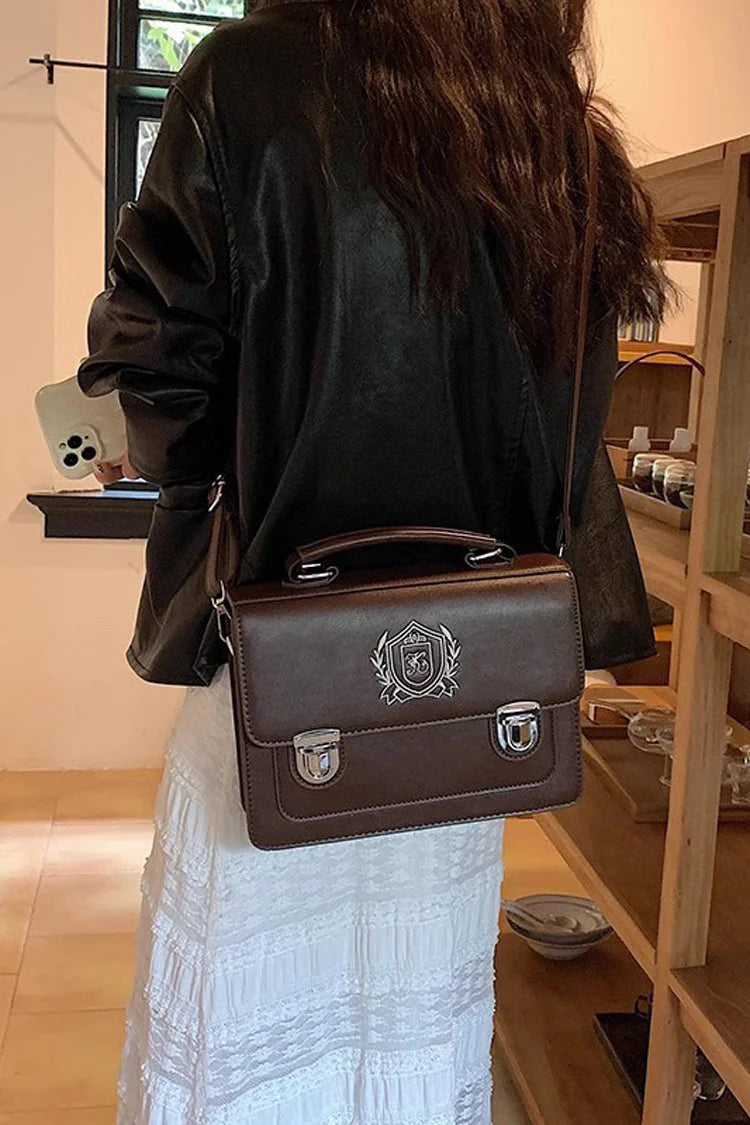Design Concept:

This charming Lolita messenger bag blends playful Japanese school style with sweet, feminine details. Featuring a printed design and a classic messenger silhouette, it adds a stylish touch to any Lolita or casual outfit. Available in two sizes—large and small—the bag accommodates different carrying needs, while the sturdy handle ensures comfortable use. Choose from two versatile colors, black and brown, to match a variety of looks. Perfect for daily outings, school-inspired Lolita coordinat