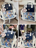 Lolita Bags  Brown Blue Lovely Sweet College Style Lolita Backpack