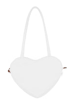 Design Concept:

This charming Lolita crossbody bag combines simplicity with sweet, playful charm. Crafted with a solid color design and a cute heart accent, it adds a touch of feminine elegance to any outfit. The compact size makes it perfect for carrying essentials, while the adjustable strap ensures comfortable wear. Available in four delightful colors—blue, white, pink, and yellow—this bag complements a variety of Lolita styles, making it ideal for daily wear, tea parties, or casual outings.