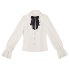 Design Concept:
This white Lolita blouse is inspired by classic prince-style fashion, designed to bring a youthful, boyish charm to your wardrobe. Featuring a structured yet comfortable fit, it combines elegance with daily wearability, perfect for tea parties, casual outings, or Lolita-themed gatherings. The crisp white color enhances the sophisticated yet playful aesthetic of the piece.