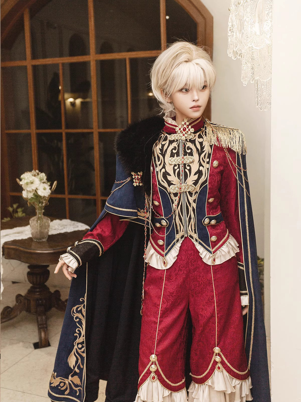 Design Concept:
This red Lolita blouse is inspired by vintage European royal court fashion, capturing the elegance and charm of a prince-style design. Crafted with attention to detail, the blouse features a structured silhouette with refined accents that bring a touch of sophistication to any Lolita outfit. Perfect for daily wear, tea parties, or themed gatherings, this top is a versatile piece that elevates your classic Lolita wardrobe.