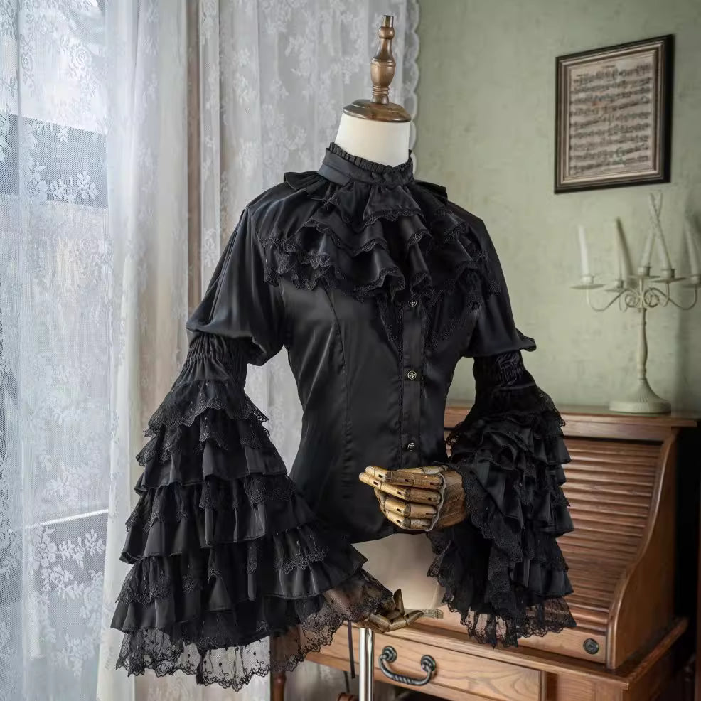 Design Concept:
Step into vintage-inspired gothic elegance with these Lolita Shorts in wine red, white, and black. Designed in a Gothic Punk prince style, they feature a refined high-waist cut and subtle tailoring that pairs effortlessly with Lolita blouses or coats. The unique design captures a blend of medieval charm and modern alternative fashion, making them ideal for tea parties, cosplay events, or casual streetwear styling. Both stylish and versatile, these shorts bring a statement look to any Lolita 