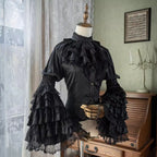 Design Concept:
Step into vintage-inspired gothic elegance with these Lolita Shorts in wine red, white, and black. Designed in a Gothic Punk prince style, they feature a refined high-waist cut and subtle tailoring that pairs effortlessly with Lolita blouses or coats. The unique design captures a blend of medieval charm and modern alternative fashion, making them ideal for tea parties, cosplay events, or casual streetwear styling. Both stylish and versatile, these shorts bring a statement look to any Lolita 