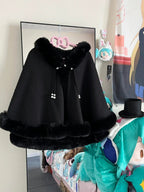 Lolita Coat Cape Plush Short Cloak Sweet Warm Winter Outfit