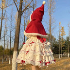 [Pre]Lolita Coat JSK Red Princess Winter Romantic Daily Outfit