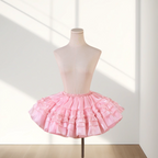 Lolita Petticoat Black Pink Blue White Super Fluffy Short A-line Crinoline for Daily Wear