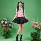 Lolita Petticoat Black Pink Blue White Super Fluffy Short A-line Crinoline for Daily Wear