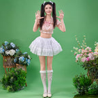 Lolita Petticoat Black Pink Blue White Super Fluffy Short A-line Crinoline for Daily Wear