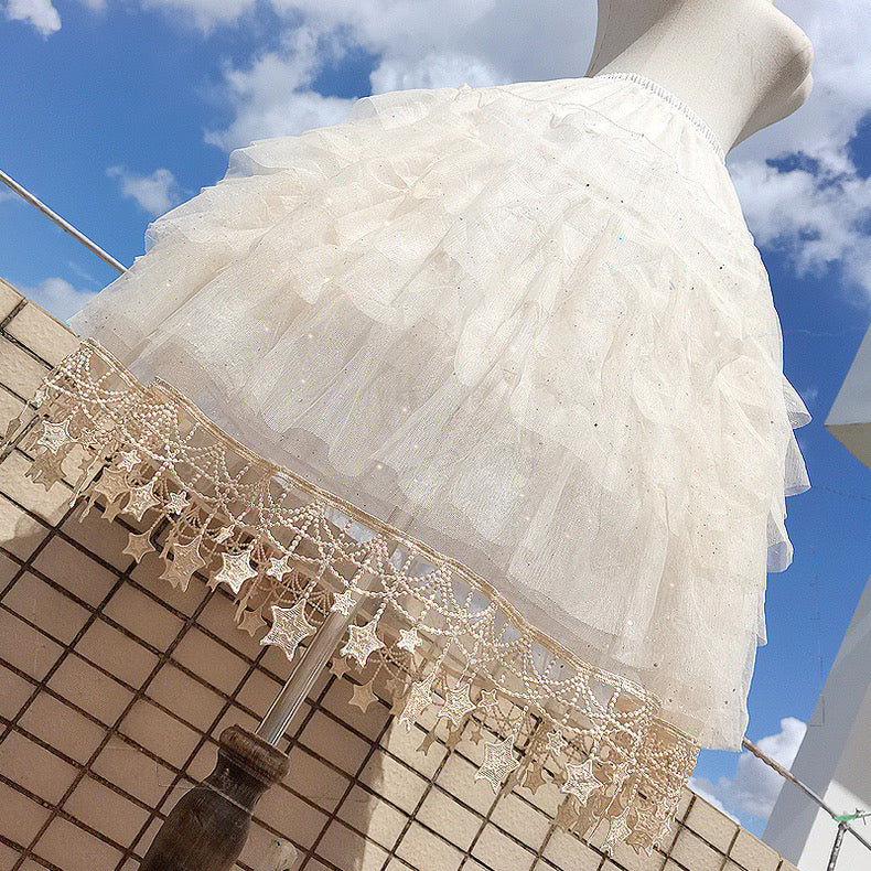 Lolita Petticoats Organza Puff Skirt for Daily Wear