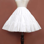 Lolita Petticoat White Boneless Cloud-like Soft Tulle 50cm Puff Skirt for Daily Wear