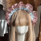 Lolita Hair Accessories Pink-blue Handmade Sweet BNT Bow Headband Kawaii Headwear