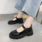 Design Concept:

These stylish Lolita Mary Jane shoes are designed for both elegance and comfort, perfectly capturing the refined charm of Ouji and Prince-inspired fashion. Made in classic black with a glossy finish, they feature the iconic Mary Jane strap that ensures a secure and timeless look. With a heel height of 3–5cm, these shoes provide just the right amount of lift while remaining stable for daily wear. Specially available in plus sizes, they offer a versatile fit for a wider range of Lolita and Ou