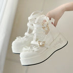 Lolita Shoes Cute Platform Muffin Shoes Sweet Girl Elegant Cla Doll Doll Shoes
