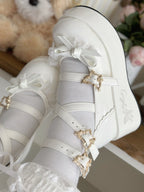 Lolita Shoes Cute Platform Muffin Shoes Sweet Girl Elegant Cla Doll Doll Shoes