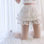 Design Concept:
Step into timeless elegance with our Lolita Safety Bloomers, expertly crafted to blend classic Japanese JK school style with practical modern design. These beautifully layered bloomers feature a delicate crinoline structure that creates the perfect subtle puff while providing complete coverage and peace of mind with their anti-peek design.