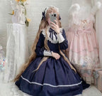 Design Concept:

This Maid Outfit charming cute elegant classic Lolita OP dress offers a refined and playful look, perfect for themed events or daily Lolita fashion. The design balances elegance with sweetness, creating a versatile piece for various occasions. Product Details: The product includes one OP dress available in four beautiful colors — green, red, black, and blue — allowing for multiple styling options to suit different tastes.