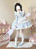 Design Concept:

Step into a world of charming service with this elegant Lolita-style maid outfit, designed to showcase both sweetness and sophistication. This detailed dress features a flattering waist tie that accentuates your figure and comes with a unique sleeved apron for an authentic and complete look. Crafted from high-quality materials with delicate lace and ruffled trim, it is perfect for cosplay events, themed parties, or adding a touch of daily fantasy. Available in three classic colors: a soft&n