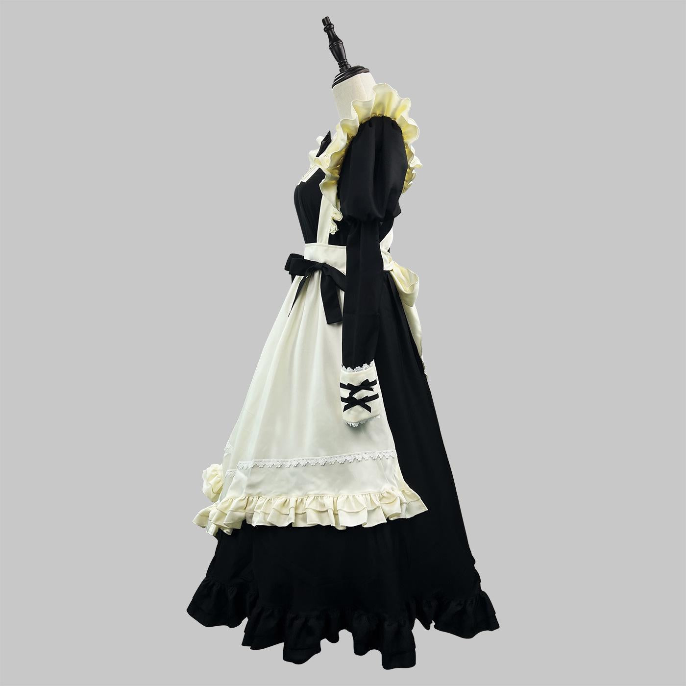 Maid Outfit Plus Size Maid Dress Long Cafe Cute Japanese 4XL Lolita Dress