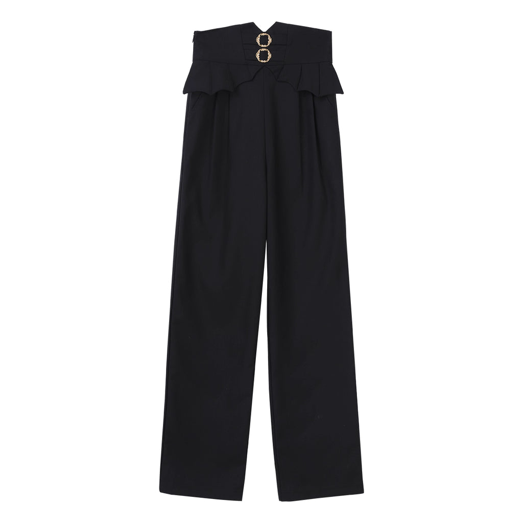 Design Concept:
These black Lolita trousers are designed in a classic prince-style, offering a boyish yet refined silhouette. Made for both comfort and style, they feature a straight-leg cut that pairs effortlessly with Lolita blouses or cloaks. Perfect for daily wear, tea parties, or themed gatherings, the versatile dark color ensures a polished and elegant look.