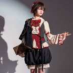 Ouji Fashion Nature Philosophy Themed Layer Outfit Set Vest