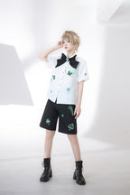 Ouji Fashion Summer Princess Chronicles Graphic Shirt Shorts Set