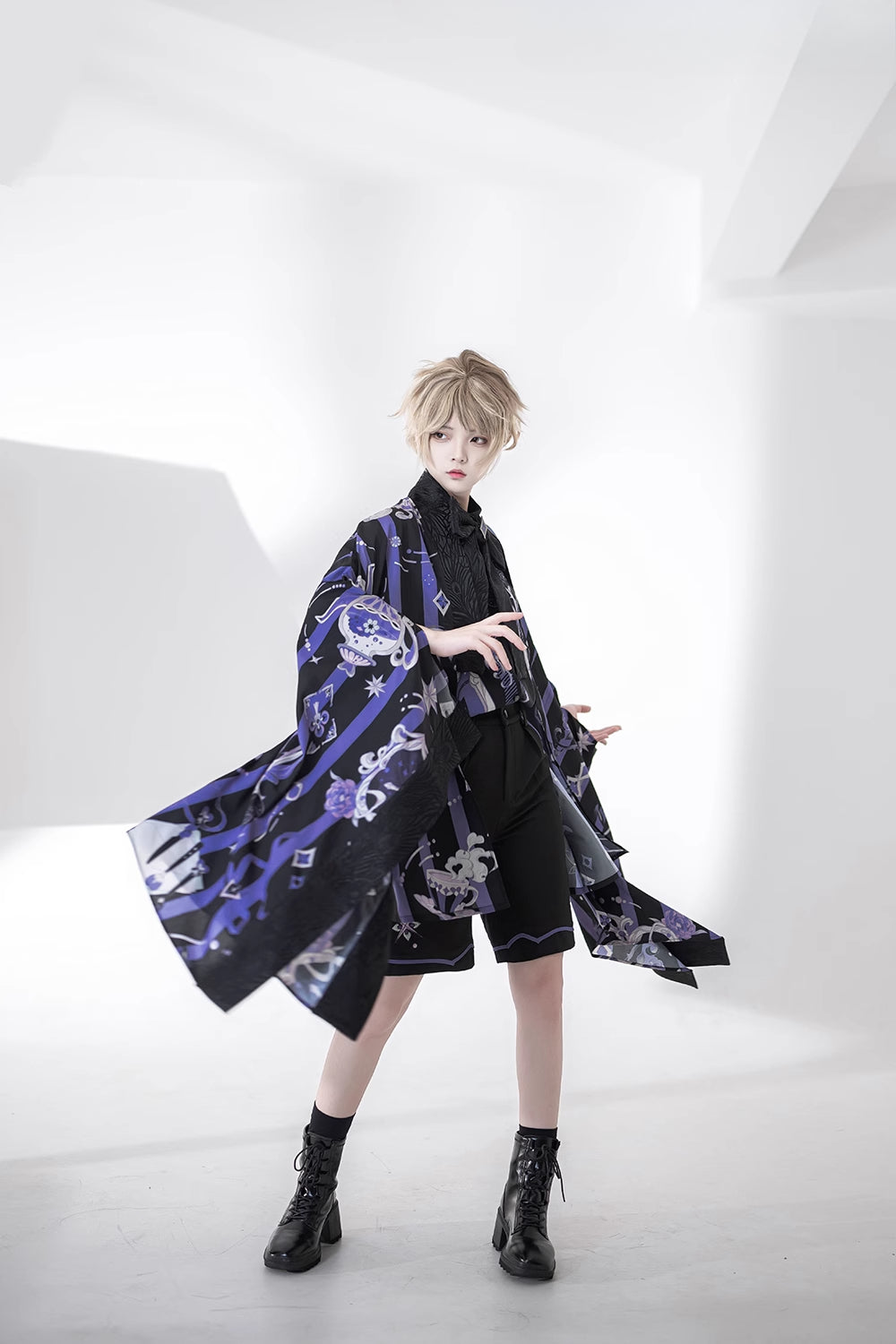 Ouji Fashion Summer Princess Chronicles  purple Cardigan