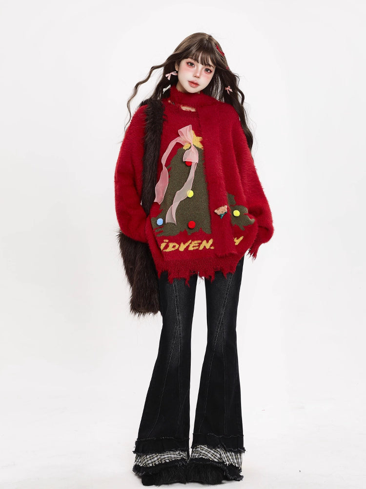 Description:
Embrace festive charm with our Red Mink Plush Knit Pullover Sweater, a cozy Lolita blouse designed for all seasons. Crafted in a rich red hue, this pullover sweater features soft mink plush fabric that offers both warmth and comfort while maintaining a lightweight feel for versatile wear. The simple yet elegant round-neck design highlights a classic silhouette, making it easy to pair with skirts, petticoats, or layered coordinates. Perfect for daily wear or seasonal celebrations, this piece bal