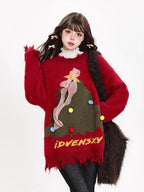 Description:
Embrace festive charm with our Red Mink Plush Knit Pullover Sweater, a cozy Lolita blouse designed for all seasons. Crafted in a rich red hue, this pullover sweater features soft mink plush fabric that offers both warmth and comfort while maintaining a lightweight feel for versatile wear. The simple yet elegant round-neck design highlights a classic silhouette, making it easy to pair with skirts, petticoats, or layered coordinates. Perfect for daily wear or seasonal celebrations, this piece bal