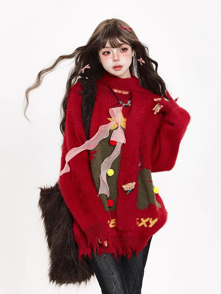 Description:
Embrace festive charm with our Red Mink Plush Knit Pullover Sweater, a cozy Lolita blouse designed for all seasons. Crafted in a rich red hue, this pullover sweater features soft mink plush fabric that offers both warmth and comfort while maintaining a lightweight feel for versatile wear. The simple yet elegant round-neck design highlights a classic silhouette, making it easy to pair with skirts, petticoats, or layered coordinates. Perfect for daily wear or seasonal celebrations, this piece bal