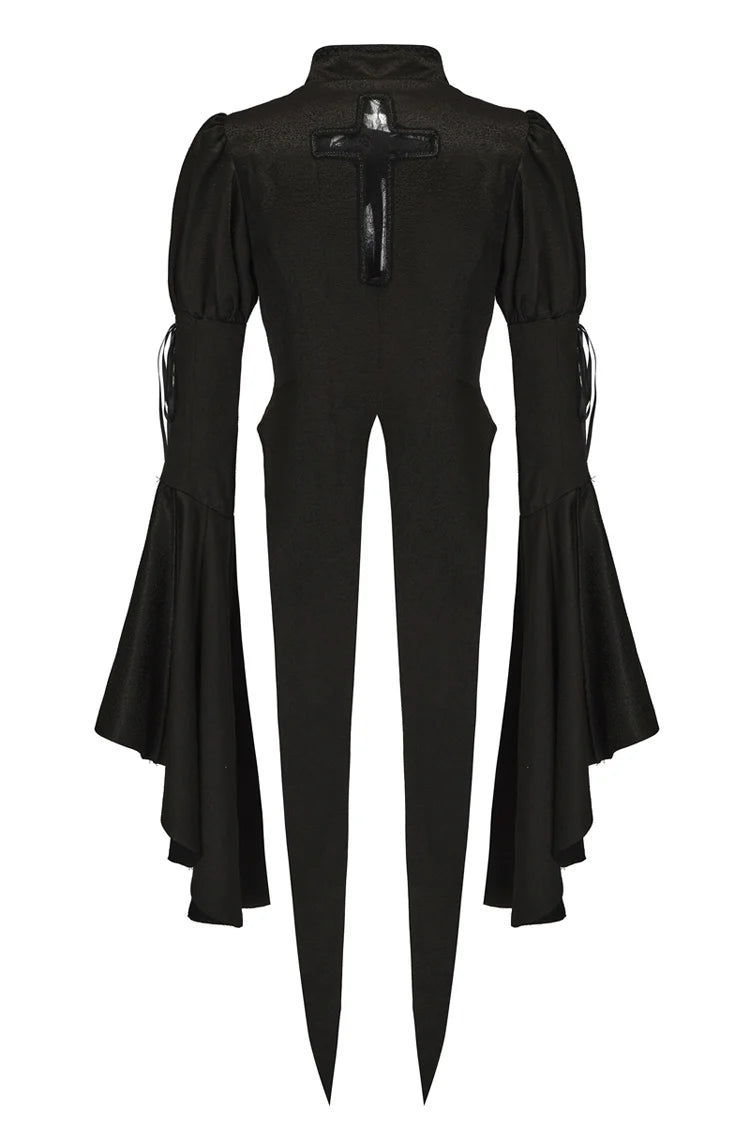This Lolita coat in black features long sleeves and a retro-inspired design with a prince-like silhouette. The graceful tailoring and Ouji style create a stylish, elegant look perfect for completing a sharp and sophisticated Lolita outfit. Ideal for daily wear, cosplay, or special occasions, this jacket combines classic structure with playful Lolita charm.