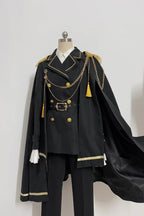 This Lolita coat in black features a turn-down collar and long sleeves, designed with an Ouji-inspired military style. The prince-like silhouette and tailored jacket cut create a stylish and refined look, perfect for completing a sharp and elegant Lolita ensemble. Ideal for daily wear, photoshoots, or special occasions, this coat combines structured design with playful Lolita charm.