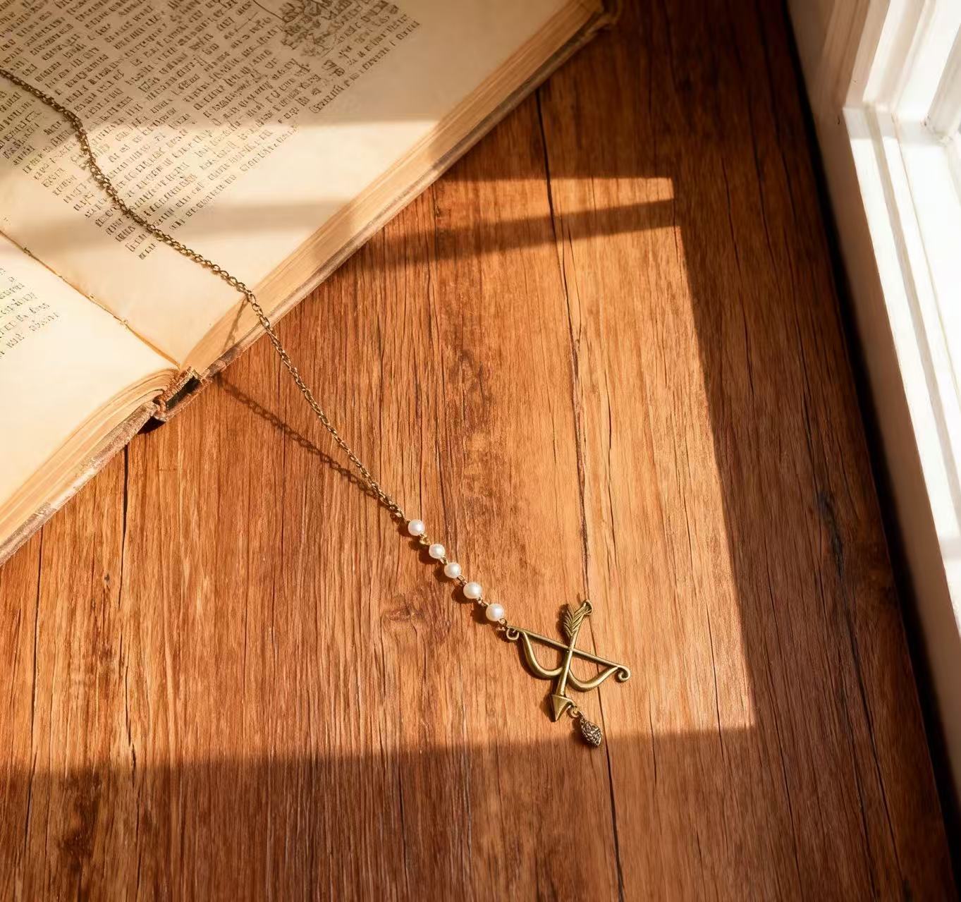 Design Concept:


Capture the essence of sweet romance with this delicately crafted Lolita necklace. The centerpiece of the design is a charming "Arrow of Love" pendant, symbolically representing Cupid's arrow and the blossoming of affection. Crafted in a warm golden tone, this piece adds a touch of classic elegance to any coord. The dainty chain and subtle design make it a perfect accessory for expressing a heartfelt and romantic sentiment within the Lolita fashion style.