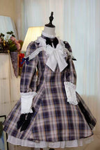 Design Concept:

Embrace timeless sweetness in this charming Sweet Lolita JSK dress, featuring a delicate grid pattern and a beautifully crafted large bow accent at the waist. Designed for year-round elegance, this dress is available in four rich and versatile colors: a mystical&nbsp;Purple, a passionate&nbsp;Red, a serene&nbsp;Blue, and a classic&nbsp;Brown, allowing you to express your unique style. Perfect for creating your next dreamy coordinate, it's an essential piece for any Lolita wardrobe.