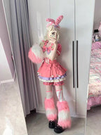 Design Concept:


Add a playful and elegant touch to your wardrobe with this Sweet Lolita pink dress and shorts set. Featuring short sleeves, delicate ruffles, charming bows, and lace-up details, it combines sweet Ouji Lolita style with comfortable design. The coordinated shorts and dress overlay create a flattering, layered silhouette that’s perfect for tea parties, casual outings, or themed gatherings. Soft, lightweight fabric ensures comfort while maintaining a refined and adorable appearance, making thi