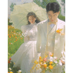 Wedding Lolita White French Court Trailing Princess High-end Dress Spring Summer Birthday Party Graduation Ceremony