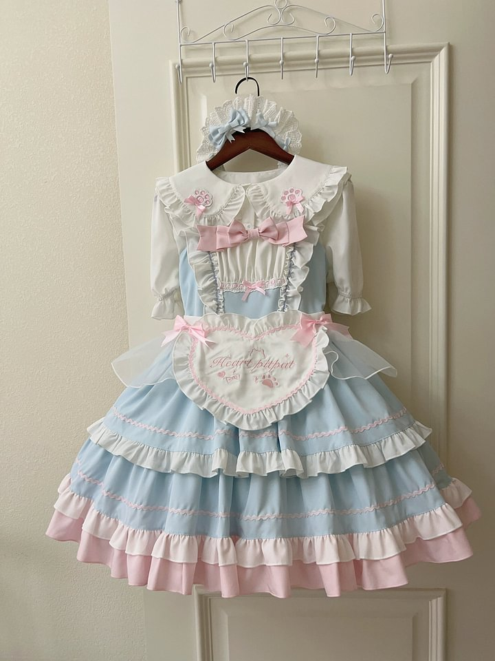 Sugar Cat Ear Tale Sweet Lolita Jumper Dress Suspender Dress