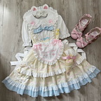 Sugar Cat Ear Tale Sweet Lolita Jumper Dress Suspender Dress