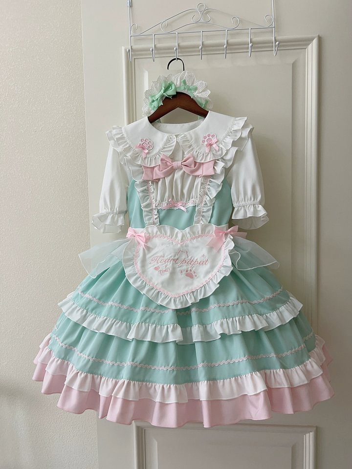 Sugar Cat Ear Tale Sweet Lolita Jumper Dress Suspender Dress