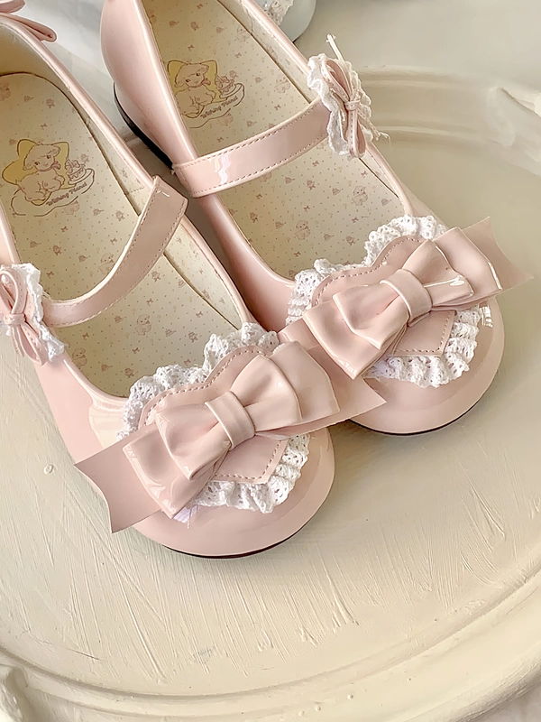 Sweet Cute Round Head Doll Lolita Mary Jane Shoes