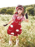 Sweet Lolita Adventure Mushroom Inspired Decorative Skirt Cute Dress