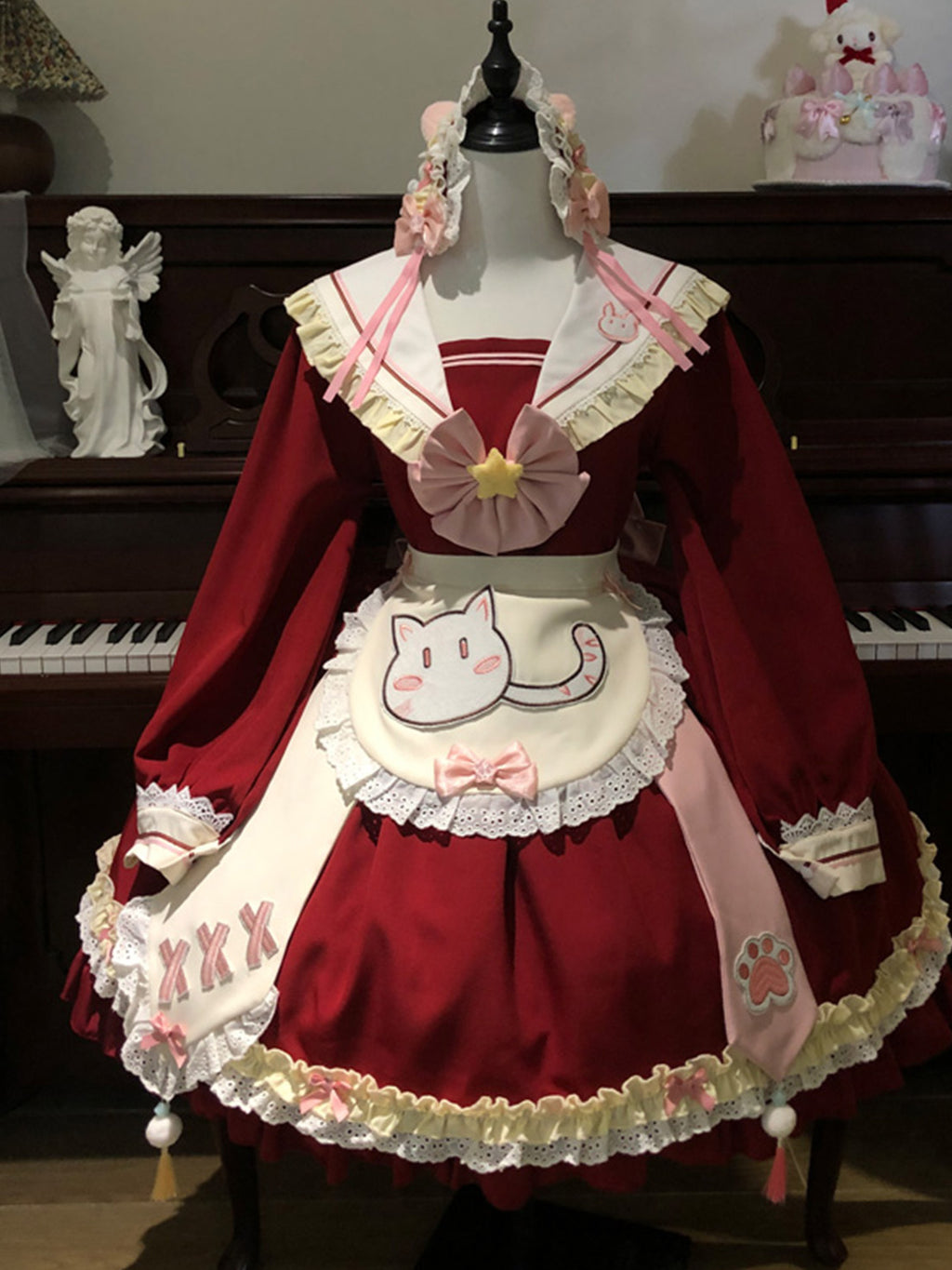 Sweet Lolita Cute Long Sleeve OP Dress
