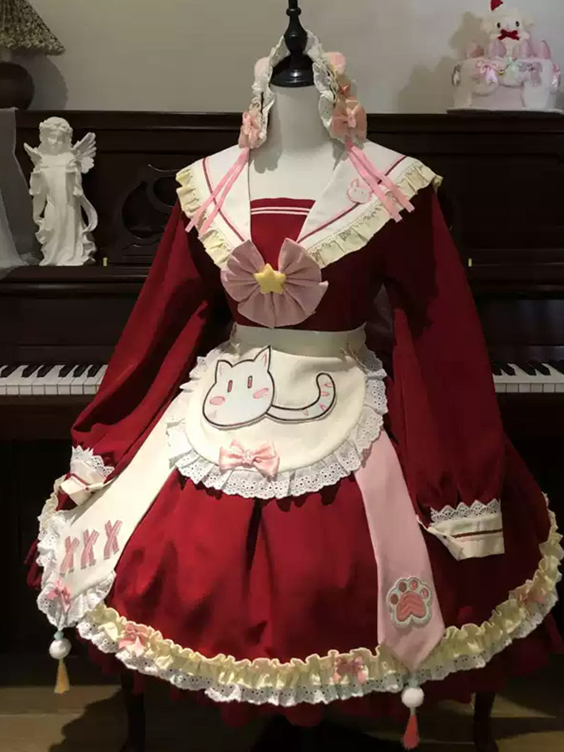 Sweet Lolita Cute Long Sleeve OP Dress